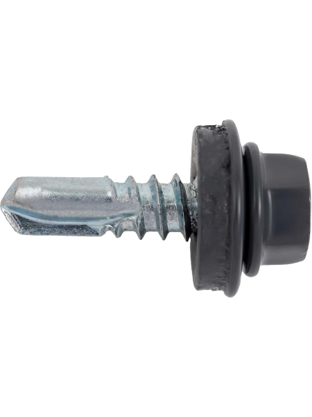 Gigant Кровельный саморез цинк 5,5х19 RAL 7024 сверло 250 шт G-124106