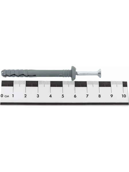 Дюбель-гвоздь Gigant 6x60 грибовидная манжета полипропилен 100 шт 123859