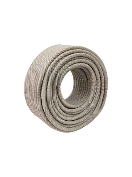 Гофрированная труба ПВХ Gigant легкая серая D20 с зондом 100м 10120-100GI