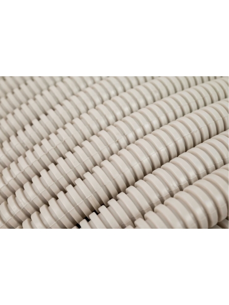 Гофрированная труба ПВХ Gigant легкая серая D20 с зондом 100м 10120-100GI