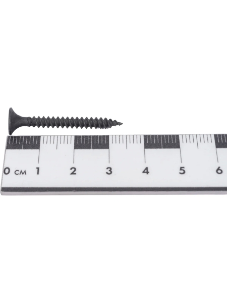Саморезы Gigant 3,5x35, потайная головка, частая резьба, оксидированный, 1 кг. 123613