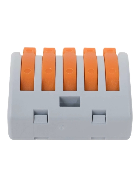 Пятипроводная клемма Gigant 40 шт/уп 0,08-2,5(4)мм² GCT-222-415-40