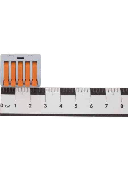 Пятипроводная клемма Gigant 40 шт/уп 0,08-2,5(4)мм² GCT-222-415-40