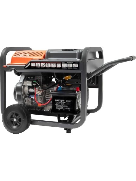Дизельный генератор Gigant (5,5 кВт; эл.стартер; колёса и ручки) GDGL-5500
