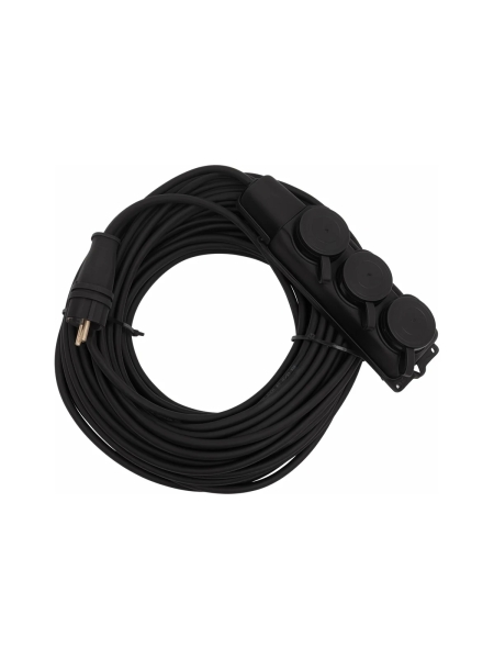 Силовой удлинитель Gigant с/з КГ 3x2,5 3 гнезда 30м IP44 G-855