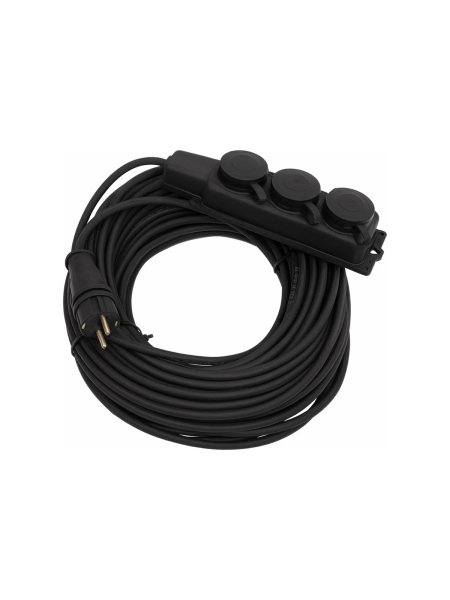 Силовой удлинитель Gigant с/з КГ 3x2,5 3 гнезда 30м IP44 G-855