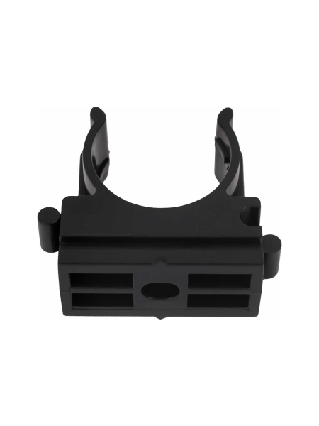 Крепеж-клипса для труб Gigant прямой монтаж D20 черная 100шт 123937