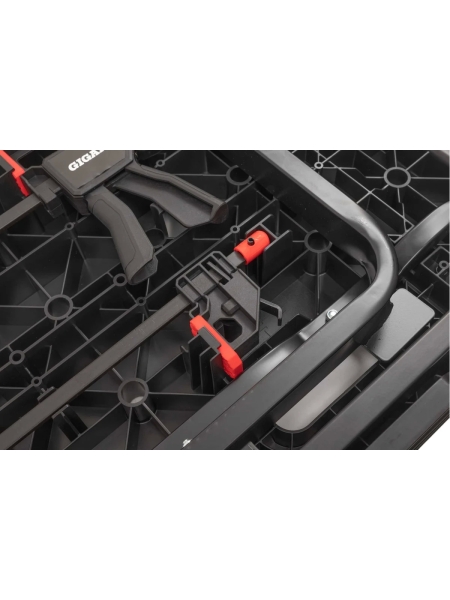 Мобильный рабочий стол Gigant пластик, нагрузка 350 кг, две быстро-зажимные струбцины GWPT-350