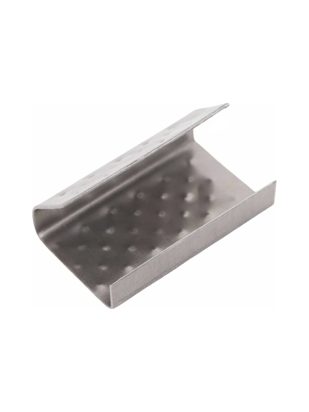 Скрепа стальная 15х27х0,5 для ПП ленты 1000 шт Gigant GSC-1527