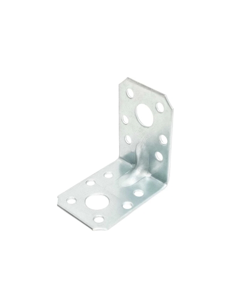 Крепежный уголок Gigant усиленный 50x35х1.5 мм цинк 123876