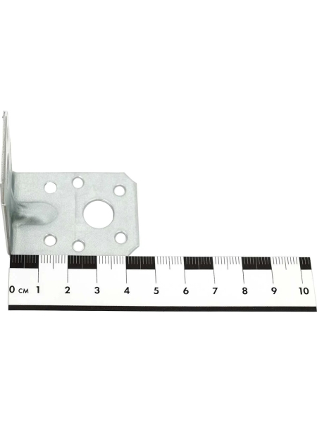 Крепежный уголок Gigant усиленный 50x35х1.5 мм цинк 123876