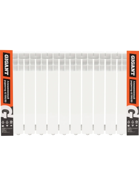 Алюминиевый радиатор Gigant Al 500/80 12 секций GRA58-12