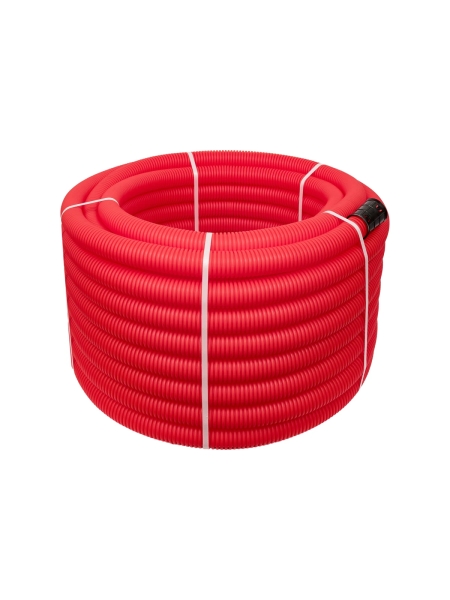 Gigant Труба гофрированная двустенная ПНД гибкая красная D50 с зондом 50м 801050GI