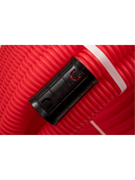 Gigant Труба гофрированная двустенная ПНД гибкая красная D50 с зондом 50м 801050GI