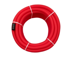 Gigant Труба гофрированная двустенная ПНД гибкая красная D50 с зондом 50м 801050GI
