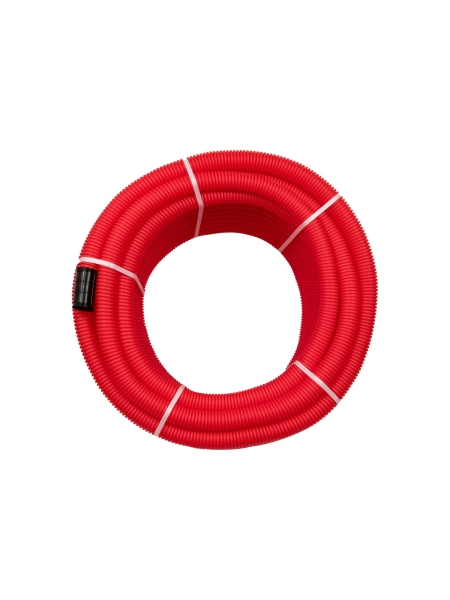 Gigant Труба гофрированная двустенная ПНД гибкая красная D50 с зондом 50м 801050GI