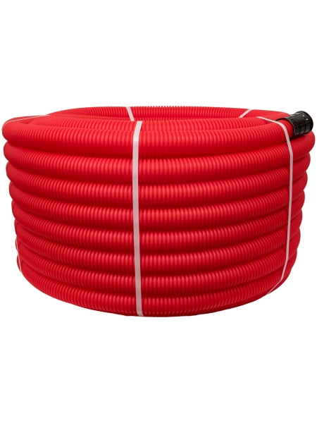 Gigant Труба гофрированная двустенная ПНД гибкая красная D50 с зондом 50м 801050GI