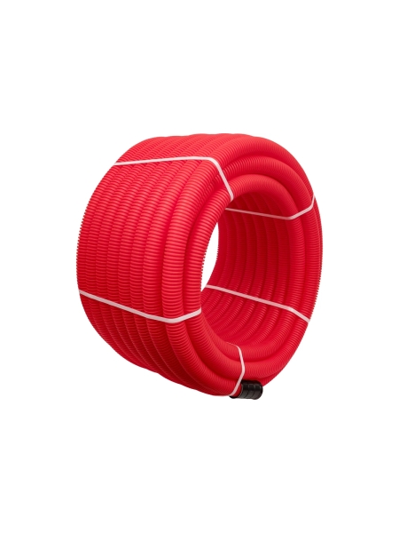 Gigant Труба гофрированная двустенная ПНД гибкая красная D50 с зондом 50м 801050GI