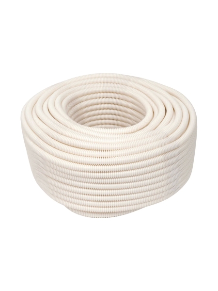 Гофрированная труба ПЛЛ Gigant легкая белая D20 с зондом 100м 20120HFR-W-GI