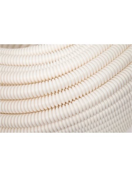 Гофрированная труба ПЛЛ Gigant легкая белая D20 с зондом 100м 20120HFR-W-GI