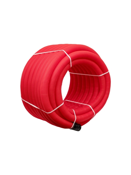 Gigant Труба гофрированная двустенная ПНД гибкая красная D63 с зондом 50м 801063GI