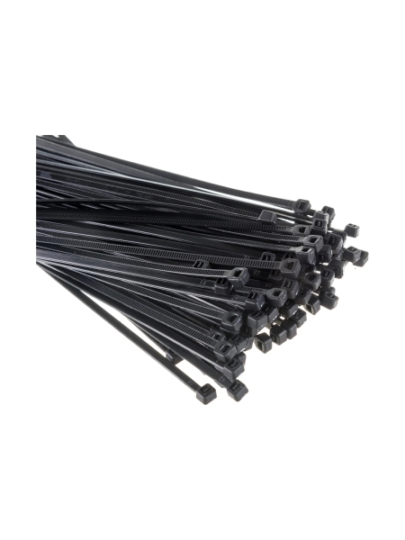 Нейлоновая хомут-стяжка Gigant 4,8х300 черный, 100 шт G/1/8
