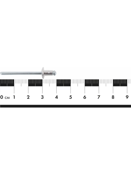 Заклепки вытяжные 4,0x6 100 шт. цинк Gigant 123905