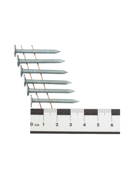 Барабанный гвоздь Gigant с кольцевой накаткой CRN 3,1х38 цинк 5400шт GVB-9