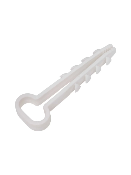 Дюбель-хомут Gigant плоский, 6-12мм, нейлон, 100шт. белый 123994