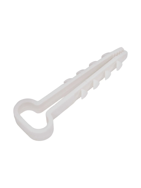 Дюбель-хомут Gigant плоский, 6-12мм, нейлон, 100шт. белый 123994