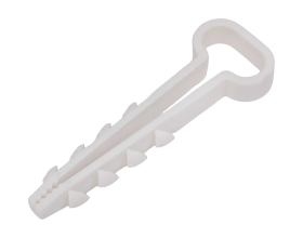 Дюбель-хомут Gigant плоский, 6-12мм, нейлон, 100шт. белый 123994