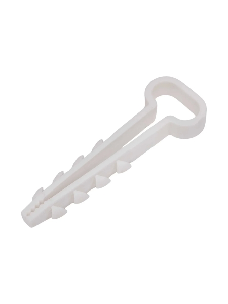 Дюбель-хомут Gigant плоский, 6-12мм, нейлон, 100шт. белый 123994