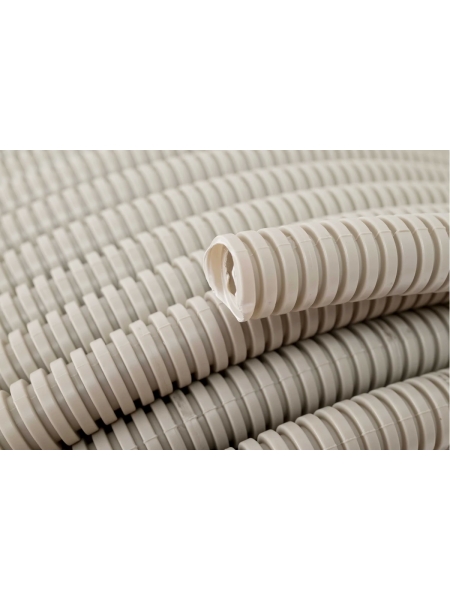 Гофрированная труба ПВХ Gigant тяжелая серая D20 с зондом 100м 11120GI