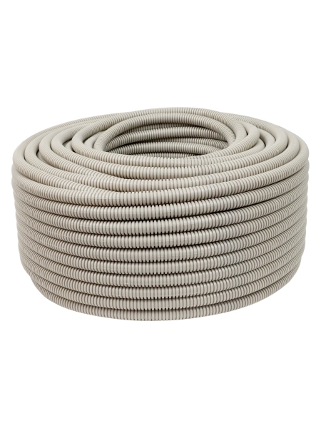 Гофрированная труба ПВХ Gigant тяжелая серая D20 с зондом 100м 11120GI