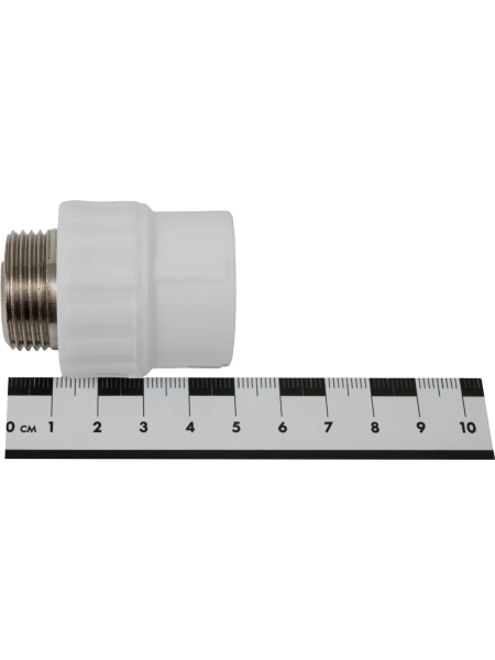 Муфта PP-R бел комб 25х3/4 НР Gigant GPM-25X34НР