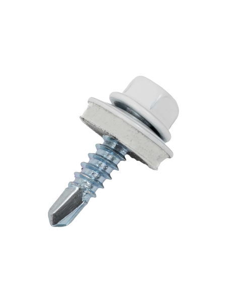 Gigant Кровельный саморез цинк 4,8x19 RAL 9003 сверло 400 шт G-124118