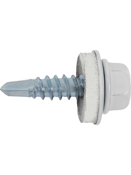 Gigant Кровельный саморез цинк 4,8x19 RAL 9003 сверло 400 шт G-124118