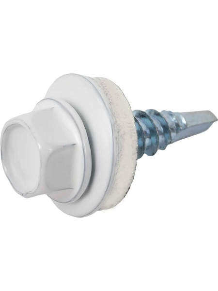 Gigant Кровельный саморез цинк 4,8x19 RAL 9003 сверло 400 шт G-124118