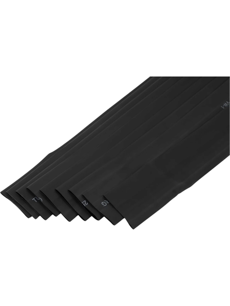 Трубка термоусадочная Gigant (2:1) 25.0/12.5мм, черная, 10шт по 1м G-80140