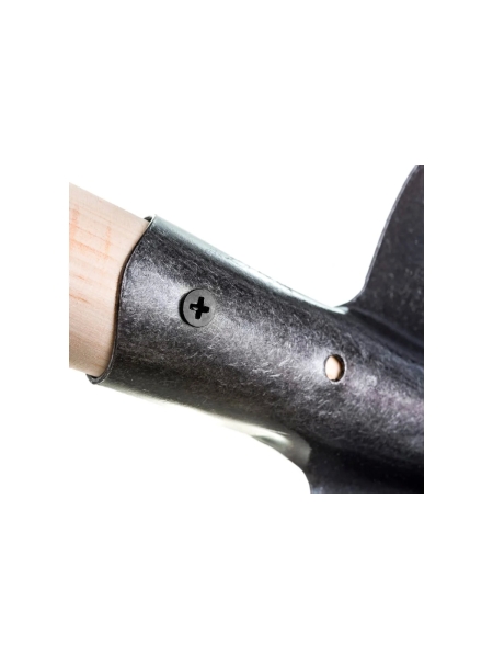 Совковая рельсовая лопата с черенком Gigant с ребрами жесткости (сталь 1.2мм) GSS-01