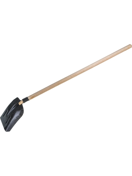 Совковая рельсовая лопата с черенком Gigant с ребрами жесткости (сталь 1.2мм) GSS-01