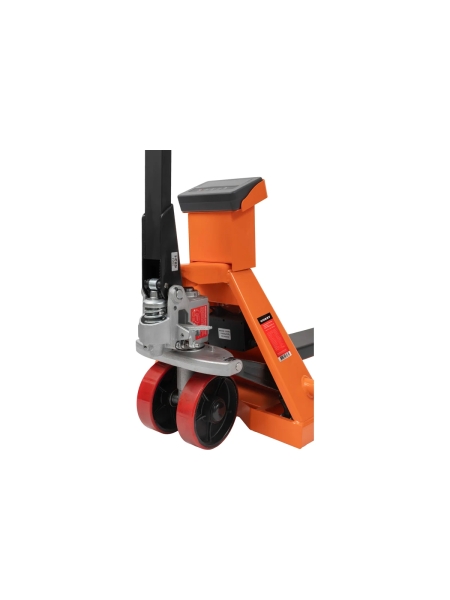 Гидравлическая тележка Gigant с весами, 2500кг, 1150x550мм, полиуретановые колеса JHPT2500-1150-W