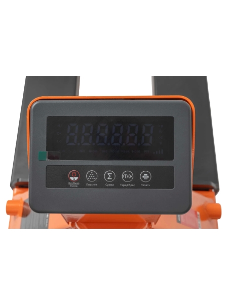 Гидравлическая тележка Gigant с весами, 2500кг, 1150x550мм, полиуретановые колеса JHPT2500-1150-W