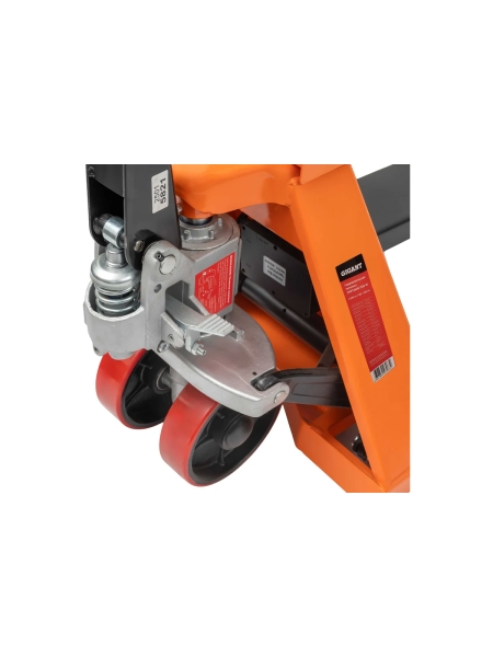 Гидравлическая тележка Gigant с весами, 2500кг, 1150x550мм, полиуретановые колеса JHPT2500-1150-W