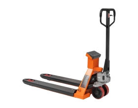 Гидравлическая тележка Gigant с весами, 2500кг, 1150x550мм, полиуретановые колеса JHPT2500-1150-W