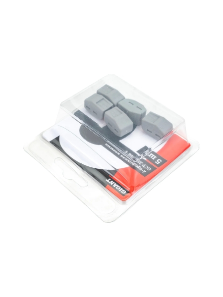 Двухпроводная клемма Gigant 5 шт/уп 0,08-2,5(4)мм² GCT-222-412-5