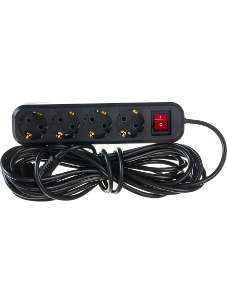 Бытовой удлинитель Gigant с заземлением ПВС 3x0,75 4 гнезда 7м 80095