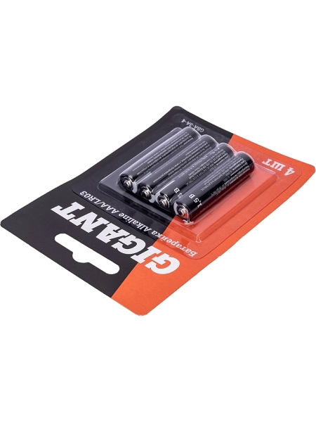 Батарейка Gigant Alkaline ААА/LR03 блистер 4 шт. GBA-3A-4