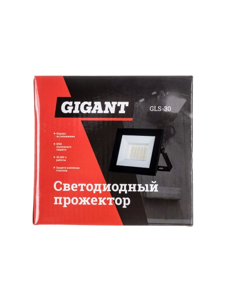 Светодиодный прожектор Gigant 30W 6400К 220V GLS-30
