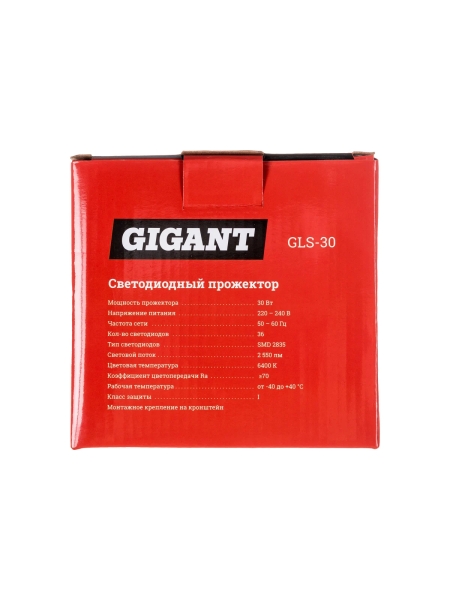 Светодиодный прожектор Gigant 30W 6400К 220V GLS-30